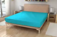 Jersey plachta - tyrkysová - 160 x 200 cm