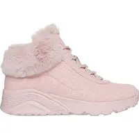 Skechers UNO LITE - COZY LEOPARD Dívčí zimní obuv, růžová, velikost