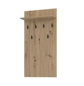 Věšákový panel april - dub, černá