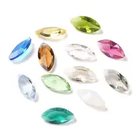 Pointed Back Glass Rhinestone Cabochons