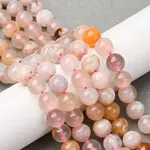 Natural Cherry Blossom Agate Beads Strands