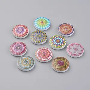 2-Hole Printed Wooden Buttons