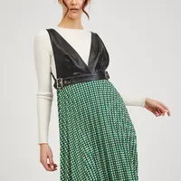 Černo-zelené dámské vzorované šaty ORSAY - Dámské