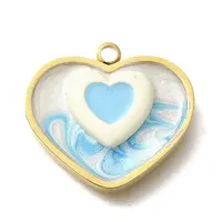 304 Stainless Steel Enamel Pendants