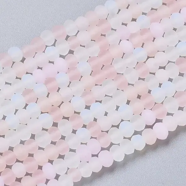 Faceted Glass Beads Strands