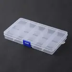 Stationary 15 Compartments Rectangle Plastic Bead Storage Containers