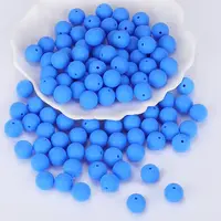 Round Silicone Focal Beads