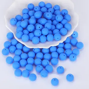 Round Silicone Focal Beads