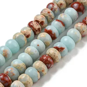 Synthetic Imperial Jasper Dyed Beads Strands