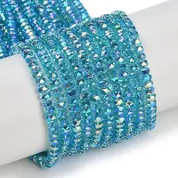 Electroplate Glass Beads Strands