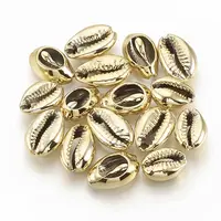 Electroplated Sea Shell Beads