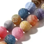Natural Weathered Agate(Dyed & Heated) Beads Strands