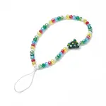 Christmas Glass Beaded Mobile Straps