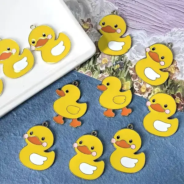 Alloy Enamel Pendants