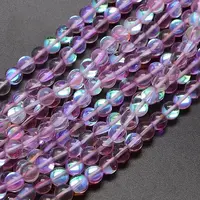 Synthetic Moonstone Beads Strands