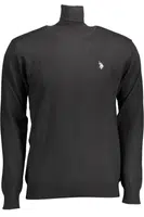 US MEN'S BLACK POLO SHIRT