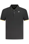 K-WAY POLO SHORT SLEEVE MEN BLACK