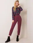 Trousers-DHJ-SP-2312.94P-burgundy