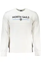 NORTH SAILS MEN'S WHITE ZIPLESS SWEATSHIRT