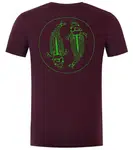 Korda tričko mandala tee burgundy - xl