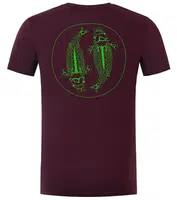 Korda tričko mandala tee burgundy - xl