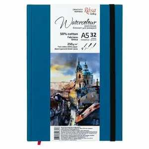Sketchbook pro akvarel Rosa 250g A5, Fabriano Unica