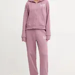 Tepláková souprava EA7 Emporio Armani dámská, růžová barva, AF10377-7W000425