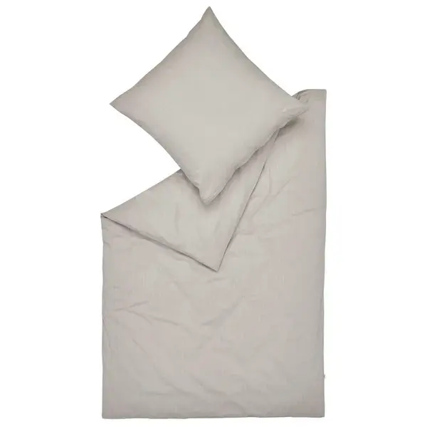 Esprit POVLEČENÍ, flanel, světle šedá, 135/200 cm