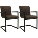 MID.YOU SADA ŽIDLÍ S PODRUČKAMI 2 kusy