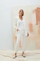 Marisse Women's Trousers L-Sp-4605 Off White