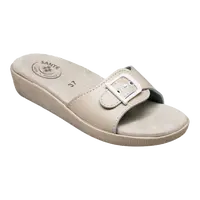 SANTE Dámské pantofle SI/03D Béžová v.35