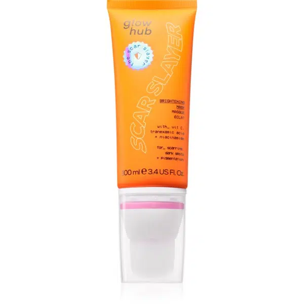 Glow Hub Scar Slayer rozjasňující pleťová maska s vitaminem C 100 ml
