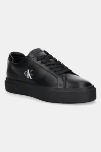 Tenisky Calvin Klein BASKET LACE UP LTH ML