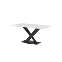 MID.YOU JÍDELNÍ STŮL, bílá, černá, 180/90/75 cm