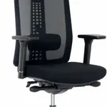 SEGO Ergonomická kancelářská židle Spirit černá – pro dlouhé sezení 8–12 h