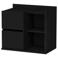 MID.YOU NOČNÍ STOLEK, černá, 60/53,2/35 cm