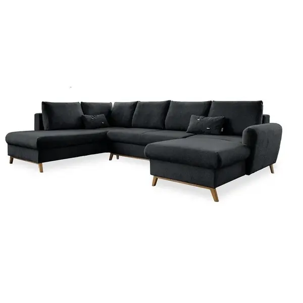 MID.YOU SEDACÍ SOUPRAVA, textil, tmavě šedá