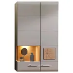 Hom`in ZÁVĚSNÁ VITRÍNA, barvy dubu, 80/136/37 cm