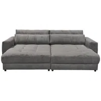 MID.YOU POHOVKA BIG SOFA, textil, kompozitní dřevo, antracitová
