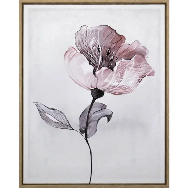 Monee TIŠTĚNÉ OBRAZY NA PLÁTNĚ, květiny, 40/50 cm