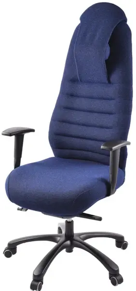 PROWORK zátěžové křeslo BRUTO 7290S BX12 černá/ BX26 černo-šedá vzorkový kus PRAHA