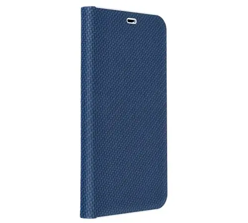 Forcell Luna Carbon flipové pouzdro Apple iPhone 12/12 Pro navy
