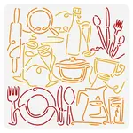 Plastic Reusable Drawing Painting Stencils Templates