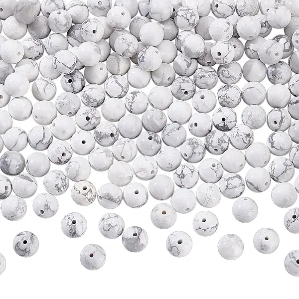 Natural Howlite Beads