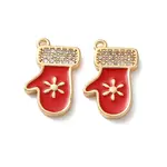 Brass Micro Pave Cubic Zirconia Pendants