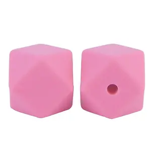 Octagon Food Grade Silicone Beads