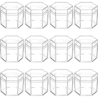 Plastic Transparent Hexagon Storage Box