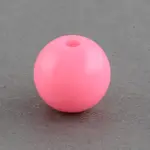 Solid Chunky Bubblegum Acrylic Ball Beads