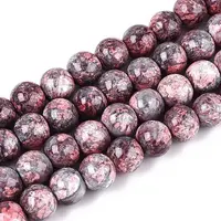 Baking Paint Glass Beads Strands