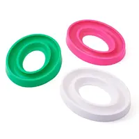 3Pcs 3 Colors Plastic Oval Bobbin Holder